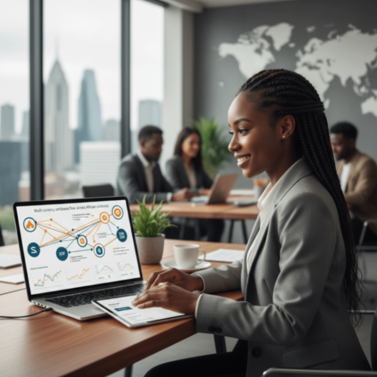 Multi-currency settlement flow across African currencies